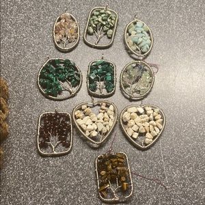 “tree of life “ pendants. No chains. Group of 10